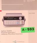 Agilent-Agilent 33120A, Function Generator Wave Form User Manual 2000-33120A-01